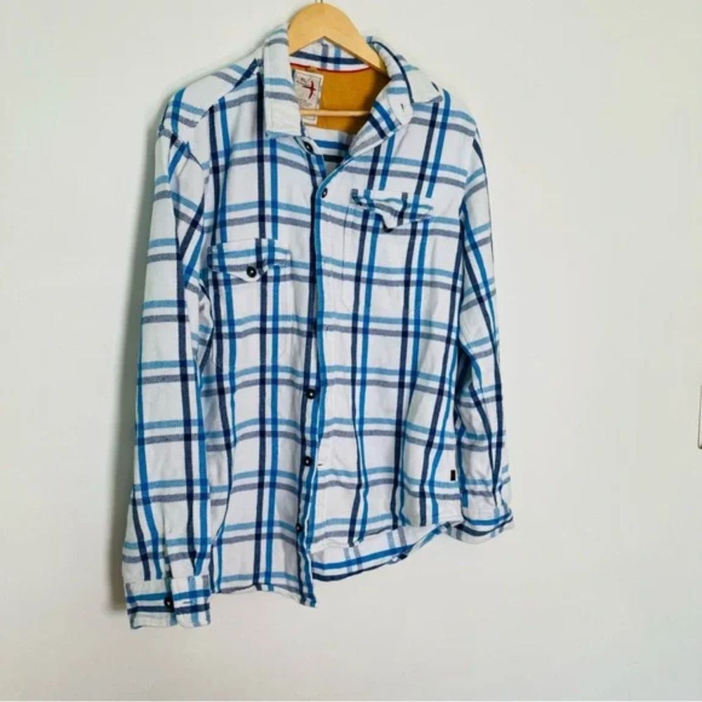 Relwen Brushed Flannel Blanket Shirt Extra Large XL EUC